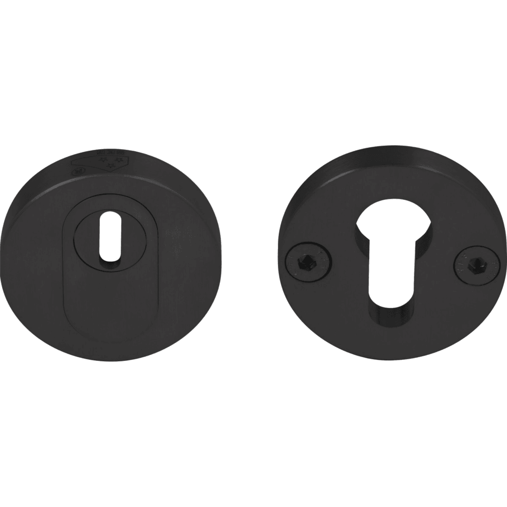 Formani | PBVEIL-KT | massief veiligheidscilinderrozet met kerntrekbeveiliging | SKG*** | PVD mat zwart