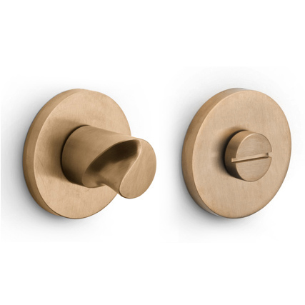 FORMANI | toiletgarnituur PVD licht brons | Zaha Hadid | ELEEZ | ZHWC53-ZI