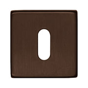 HDD Pro Sleutelplaatje Square Shape Mat Brons - Deurbeslag-expert