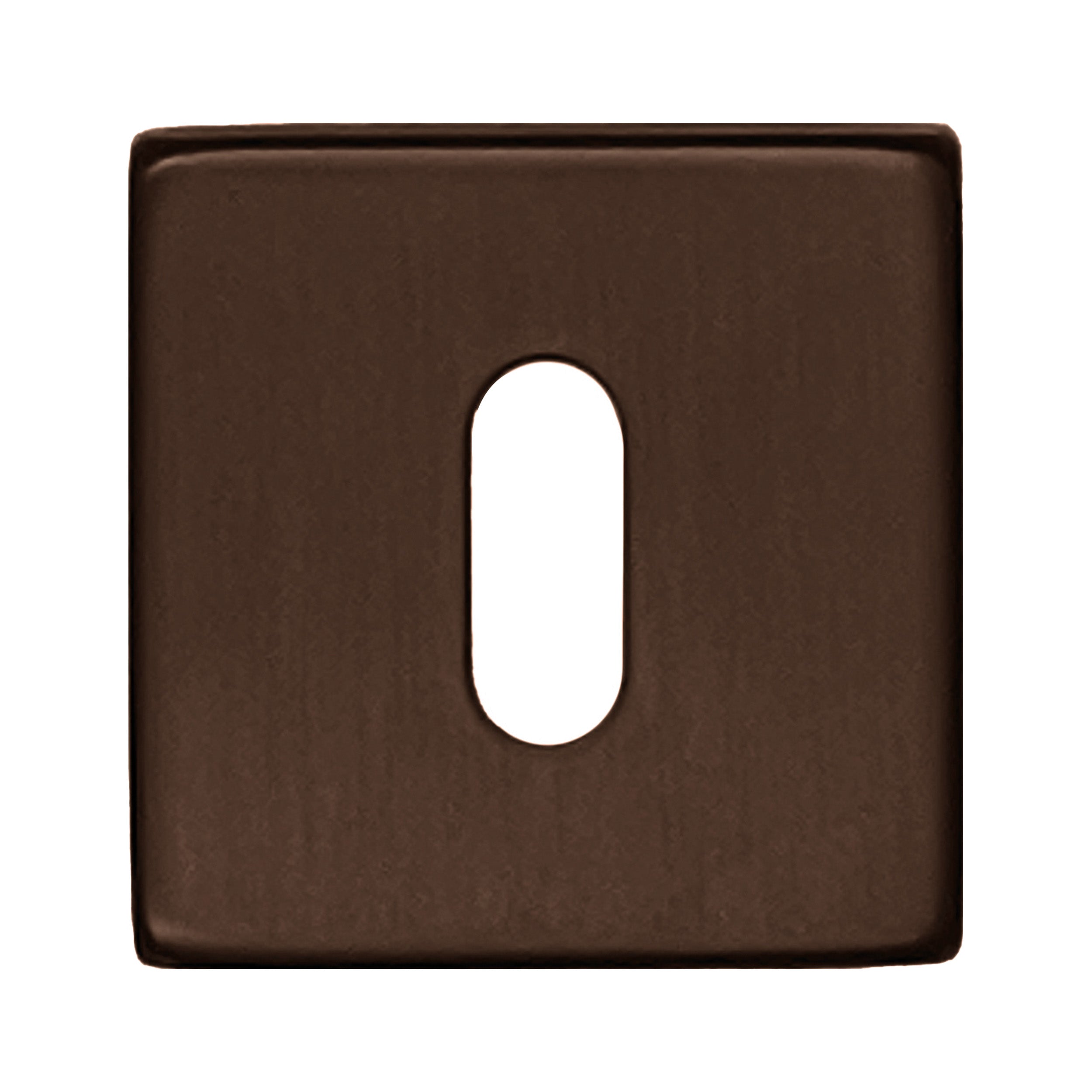 HDD Pro Sleutelplaatje Square Shape Mat Brons - Deurbeslag-expert