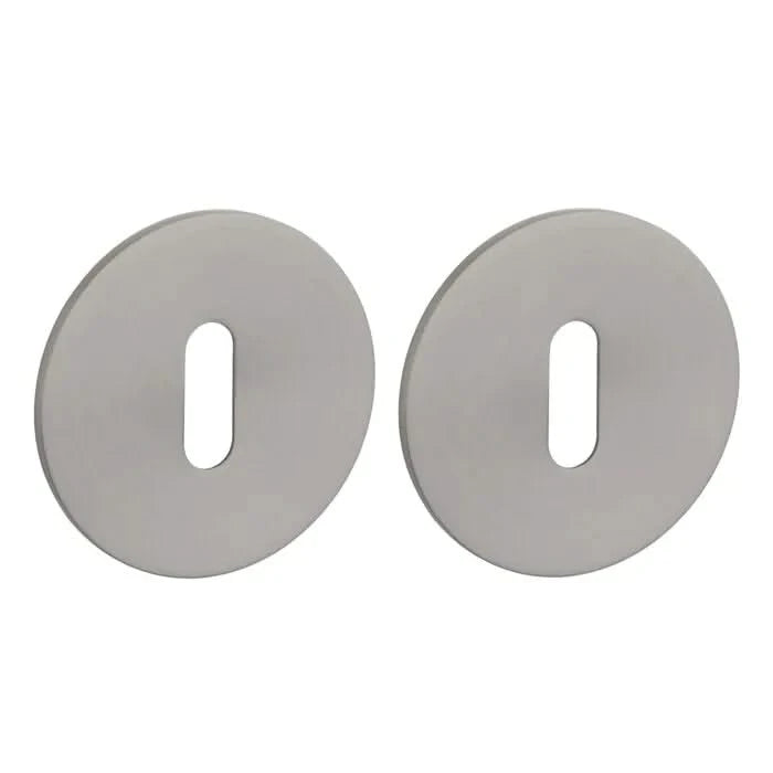 STERK | Basalt PVD antraciet grijs sleutelplaatjes | OVAL 1710 | Ultra dun 3mm