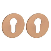 STERK | Cilinderplaatjes OVAL 1711 | Ultra dun | 3mm | Rond | Koper PVD