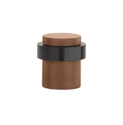 Sterk deurstopper 1721 vloer Ø38x40mm koper PVD