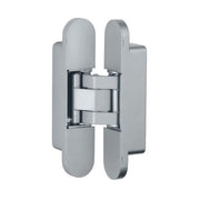 Onzichtbaar 3D scharnier | 135x28mm | Mat Chroom | 3D Instelbaar