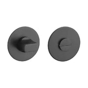 STERK | WC garnituur OVAL 1712 | Ultra dun | 3mm | Zwart