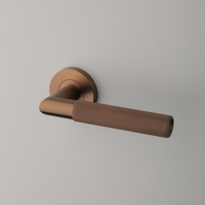 STERK Koper PVD deurkrukken OVAL 1742 pro 8mm - Deurbeslag-expert