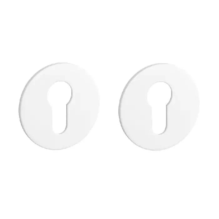 STERK | Cilinderplaatjes OVAL 1711 | Ultra dun | 3mm | Wit