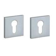 STILE | Cilinderrozetten | 53x53x7mm | Mat Chroom