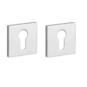 STILE | Cilinderrozetten | 53x53x7mm | Chroom gepolijst