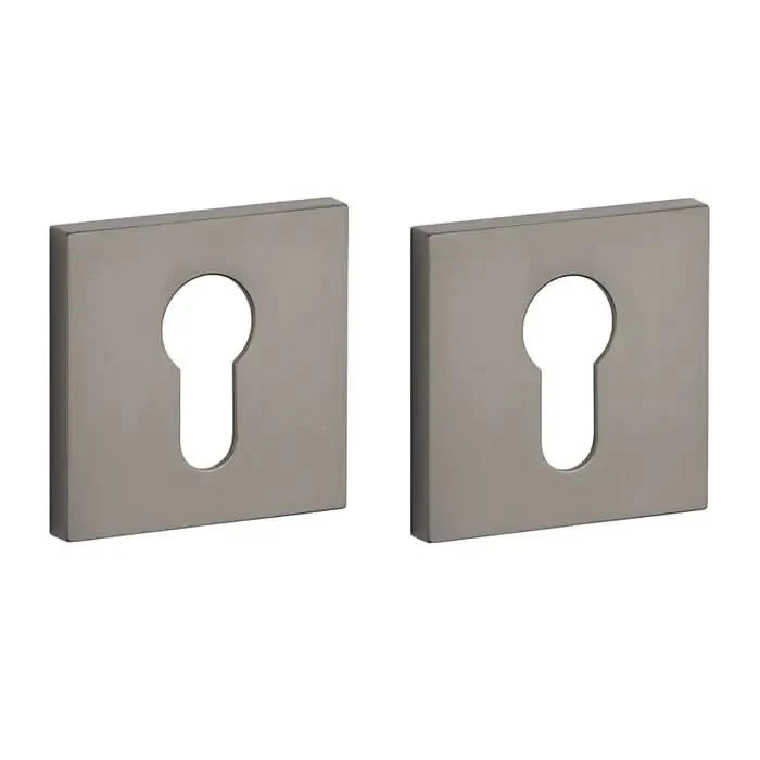 STILE | Cilinderrozetten | 53x53x7mm | Titanium