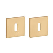 STILE | Sleutelrozetten | 53x53x7mm | Mat Goud