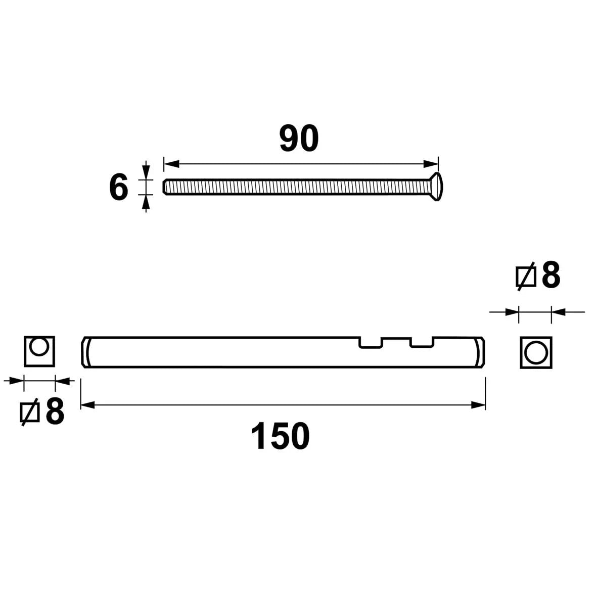 tekening 699159 krukstift bouten veiligheidsbeslag E0015247