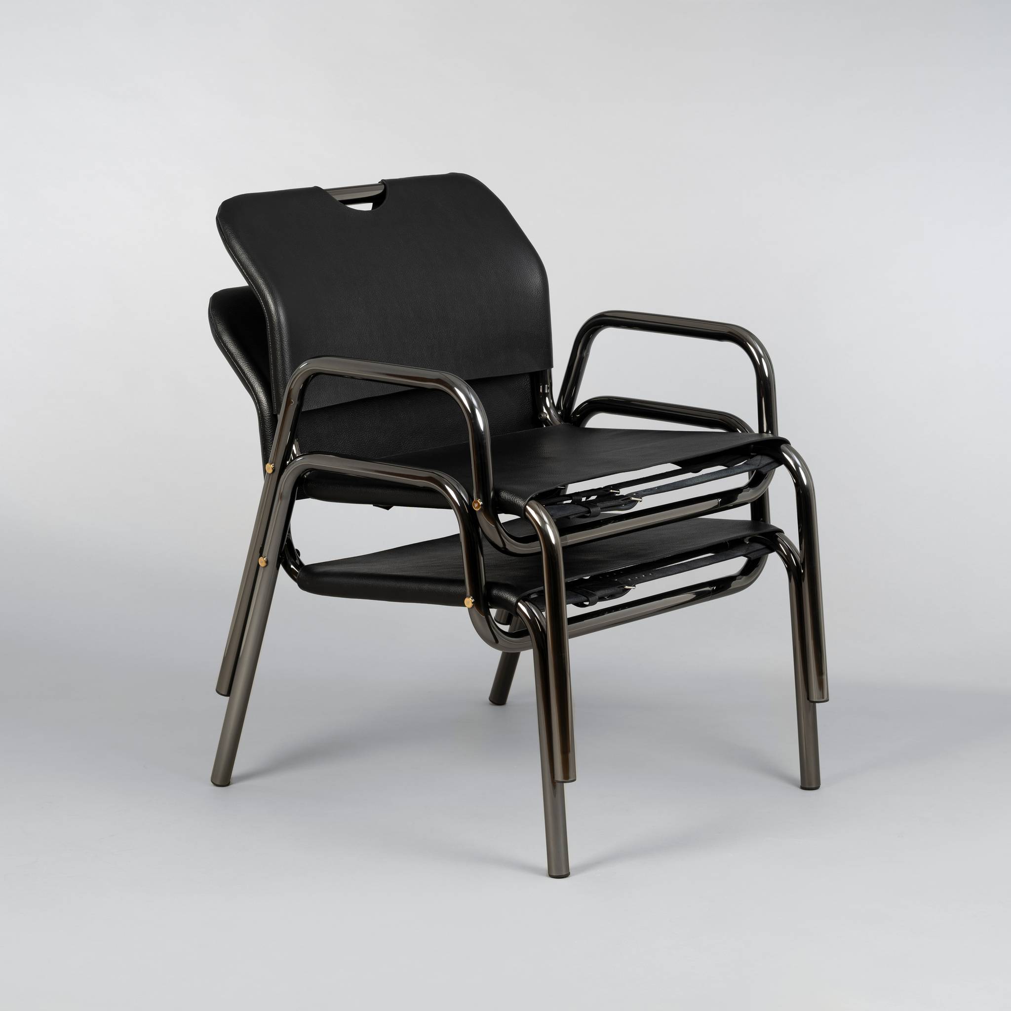 buster + punch | loungestoel the chopper chair | zwart