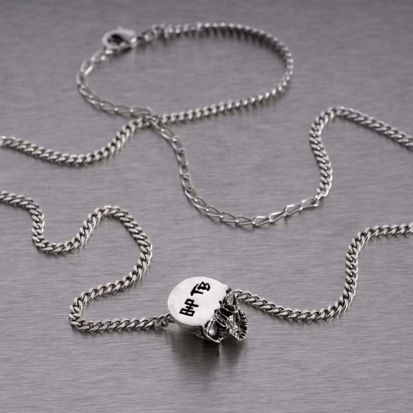 Buster + Punch | Ketting Skull Travis Barker | Zilver