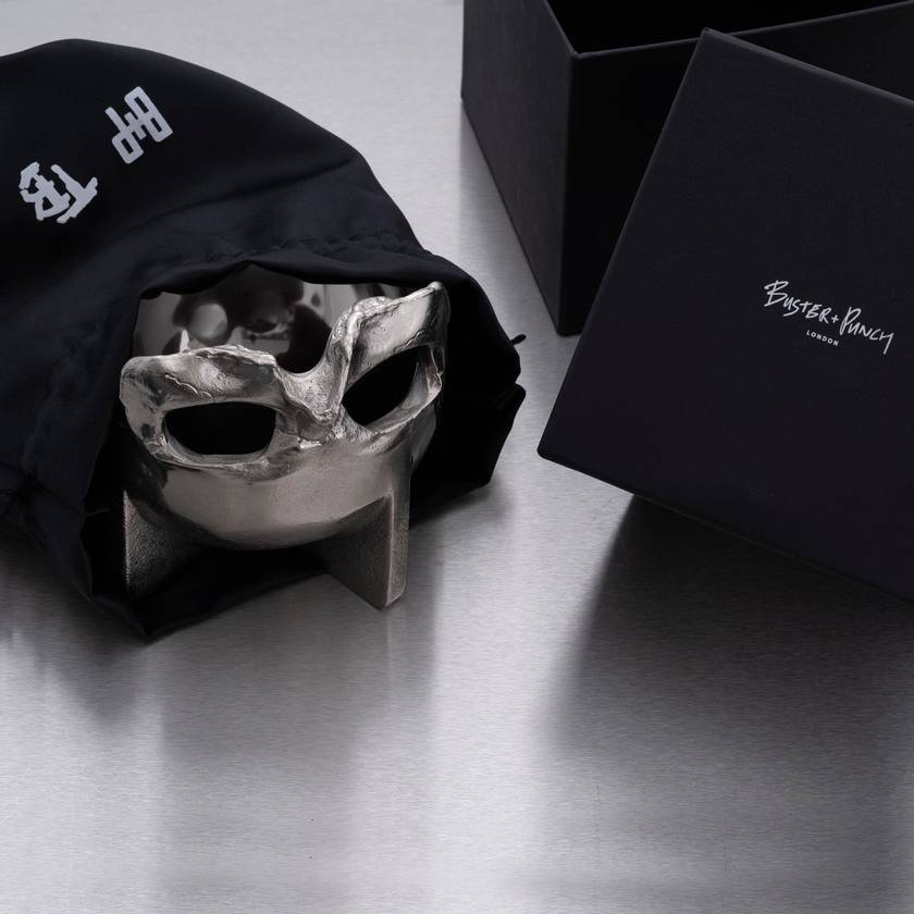 Buster + Punch | Schaal Skull (Travis Barker) | Zilver