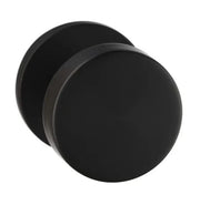 Artitec Vaste knop Permafix rond ø52x6mm PVD Zwart - Deurbeslag-expert