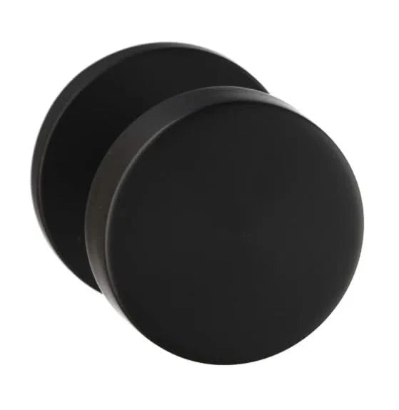 Artitec Vaste knop Permafix rond ø52x6mm PVD Zwart - Deurbeslag-expert