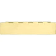 Artitec Tochtklep vlak met veer messing gelakt 350 x 78