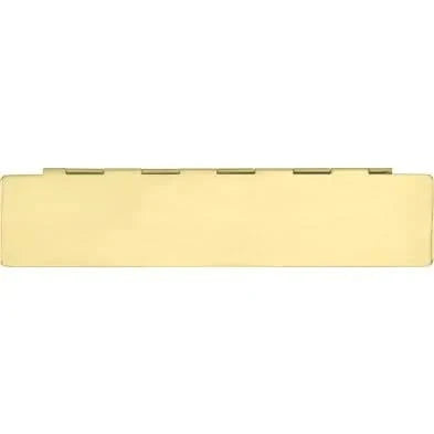 Artitec Tochtklep vlak met veer messing gelakt 350 x 78