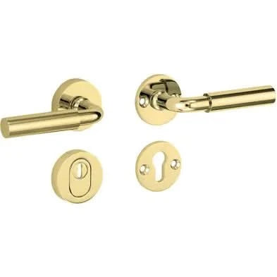 Artitec Mi Satori SKG3 kruk/kruk op rozet Frankfurt m/ KTB messing ongelakt