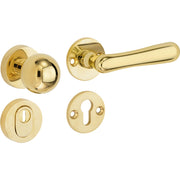Artitec Mi Satori Linea XL knop/kruk messing ongelakt vooraanzicht