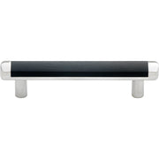 Artitec meubelgreep Dual 128 mm glans nikkel vooraanzicht