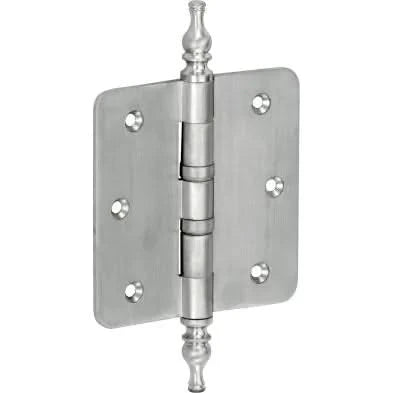 Artitec Mi Satori Kogellagerscharnier ronde hoek vaas 76x76mm mat nikkel ongelakt - Deurbeslag-expert