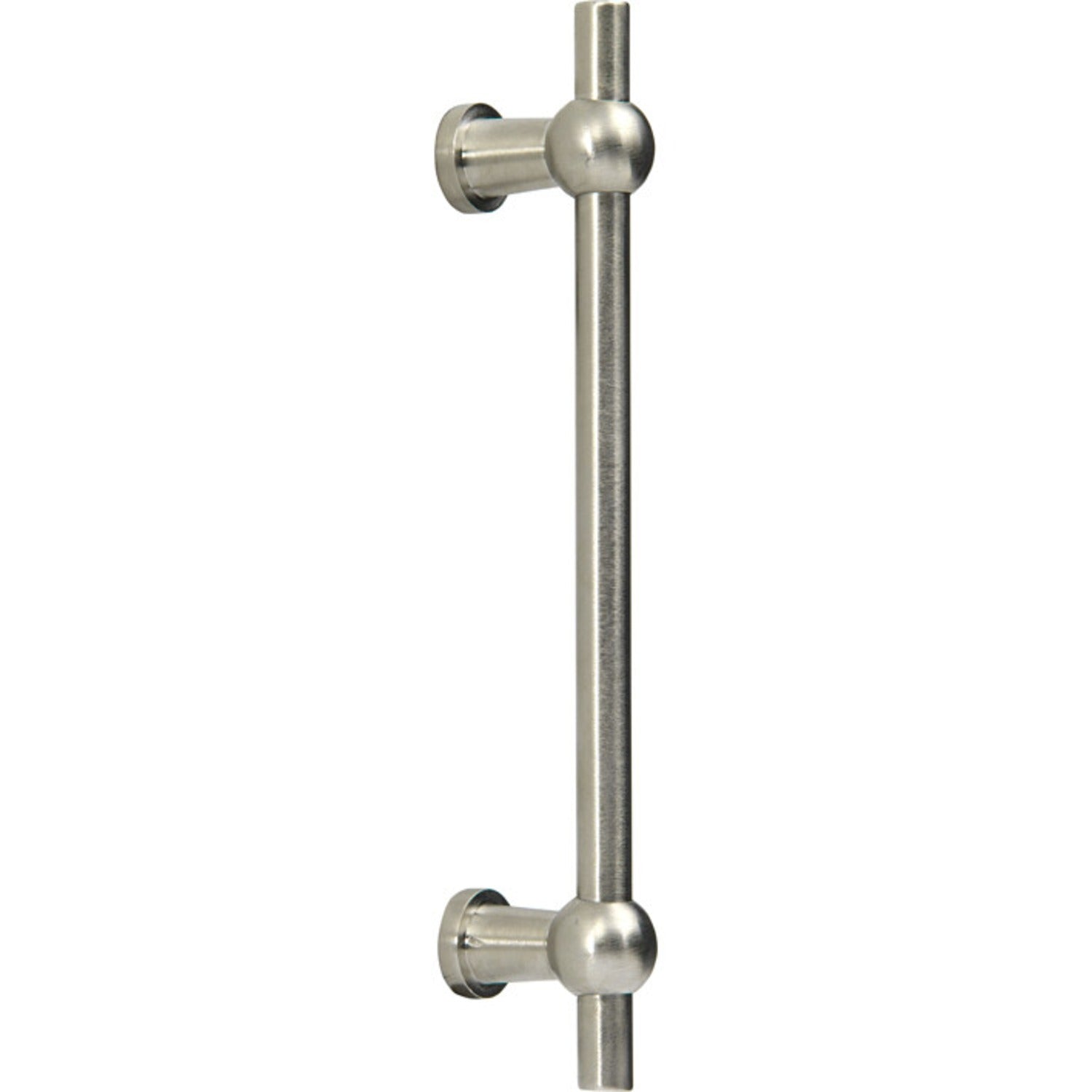 Artitec meubelgreep Chemin de Fer 174mm mat nikkel ongelakt vooraanzicht