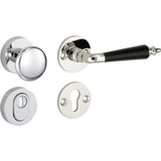 Artitec Mi Satori knop/kruk op rozet Antique ebben glans nikkel / glans chroom productfoto