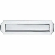 Artitec Brievenbus Briefplaat Art-Nouveau glans chroom