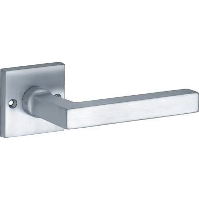 Artitec Deurkruk op rozet Kare/Bauhaus mat chroom