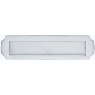 Artitec Brievenbus Briefplaat Art-Nouveau mat chroom