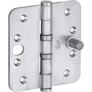 Artitec Mi Satori Kogellagerscharnier SKG3 ronde hoek vlak 89x89mm mat chroom - Deurbeslag-expert