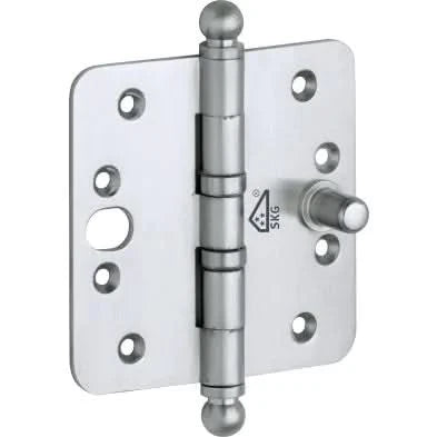 Artitec Mi Satori Kogellagerscharnier SKG3 ronde hoek bol 89x89mm mat chroom - Deurbeslag-expert