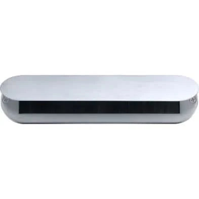 Artitec Tochtklep ovaal mat chroom 330 x 80