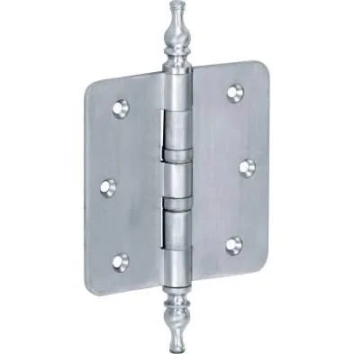 Artitec Mi Satori Kogellagerscharnier ronde hoek vaas 76x76mm mat chroom - Deurbeslag-expert