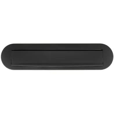 Artitec Brievenbus Briefplaat ovaal Mi Satori mat zwart