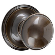 Artitec Mi Satori Voordeurknop Paddenstoel 90mm messing antiek