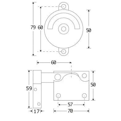Artitec | WC-overslag | Elegant | Mat Chroom (Copy) - Deurbeslag-expert