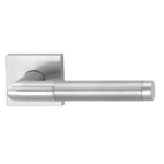 Hafi-219_door handle-on-square-rosette-stainless-steel