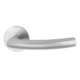 Hafi-door-handle-207-on-round-rosette-stainless-steel