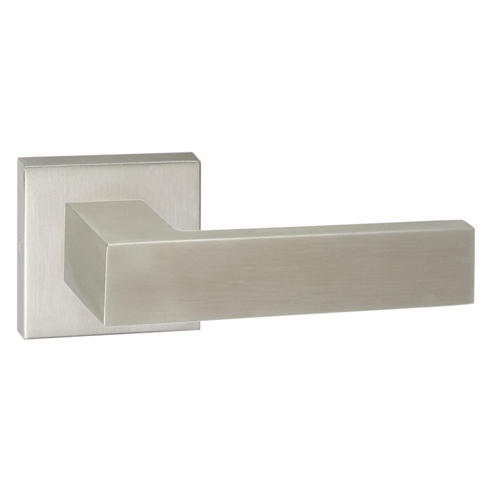 Impresso Poignée de porte Luton inox brossé sur rosace carrée