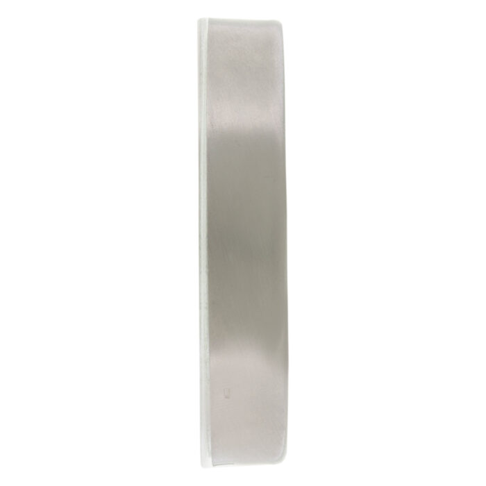 Impresso round rosette Keyboard key brushed stainless steel 2