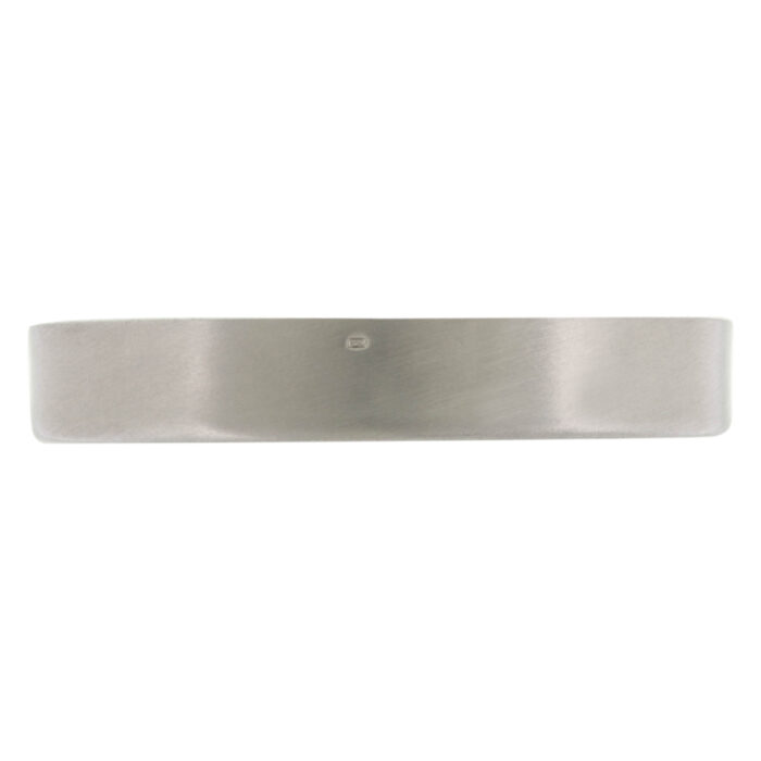 Impresso round rosette Keyboard key brushed stainless steel 3