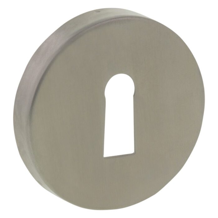 Impresso round rosette Keyboard key brushed stainless steel 6