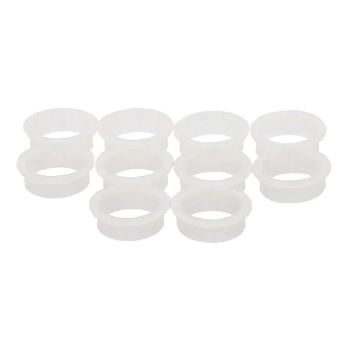Intersteel 10 Anneaux nylon 20mm 18mm blanc