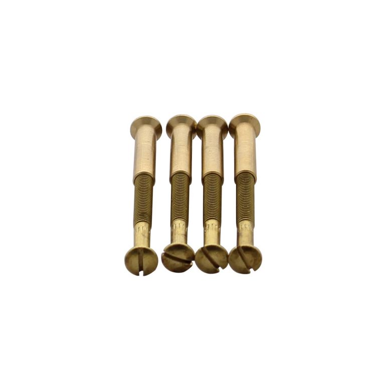 Intersteel 4 Patent bolts m4 x 38 mm with m4 brass sleeves