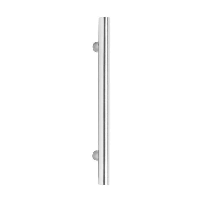 Intersteel Poignée de porte 1200 mm forme T acier inoxydable brossé 70 mm