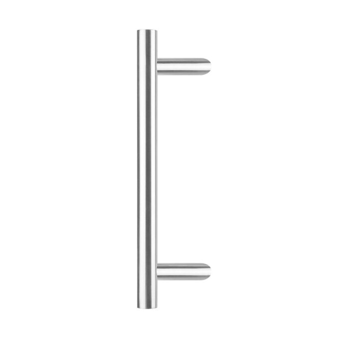 Intersteel Door handle per piece T angled 600x90x30 Centre-to-centre 400 stainless steel