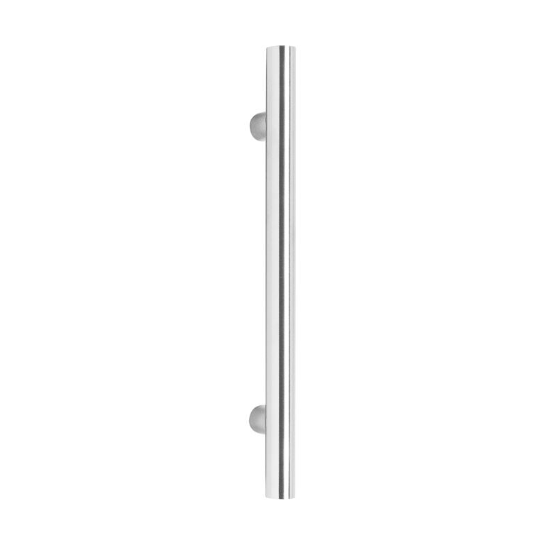 Intersteel Door handle per piece T shape 800x80x30 Centre-to-centre 600 stainless steel
